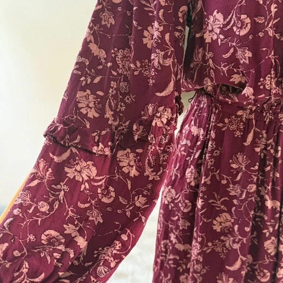 Knox Rose Boho Dress Long Sleeves With Pockets Size XS - Picture 4 of 16